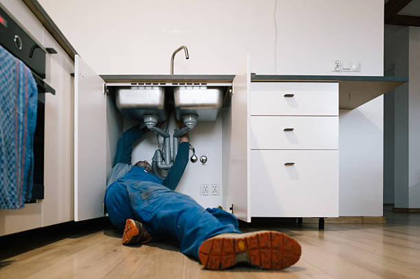 Professional Drain Cleaning technician working in Canyon, CA